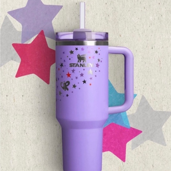Stanley X Olivia Rodrigo Purple Guts Stars 40 oz Flowstate Quencher Tumbler BNIB - Picture 12 of 12